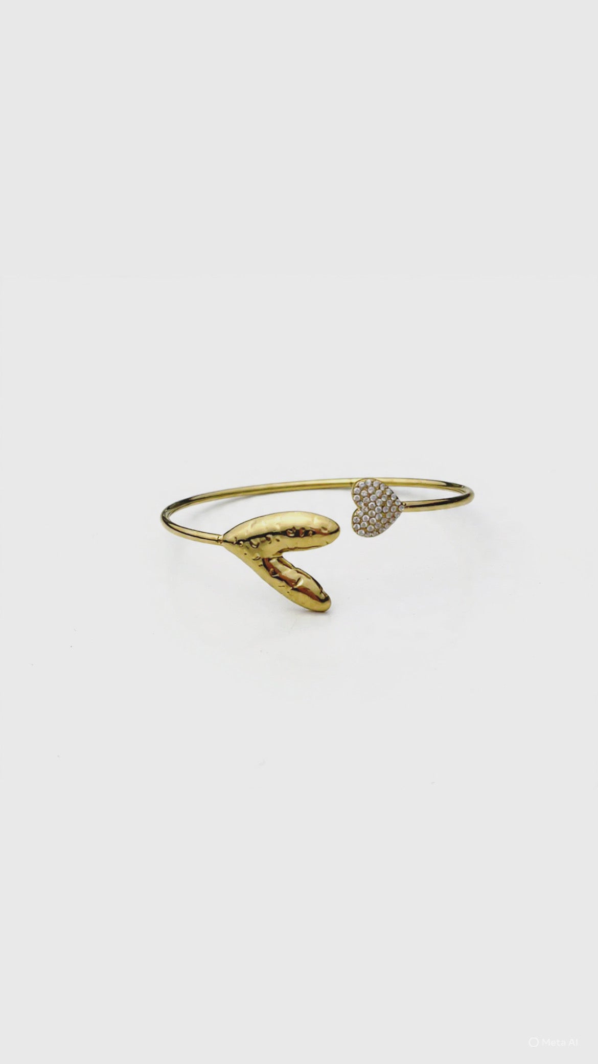 Bracciale rigido Cuore