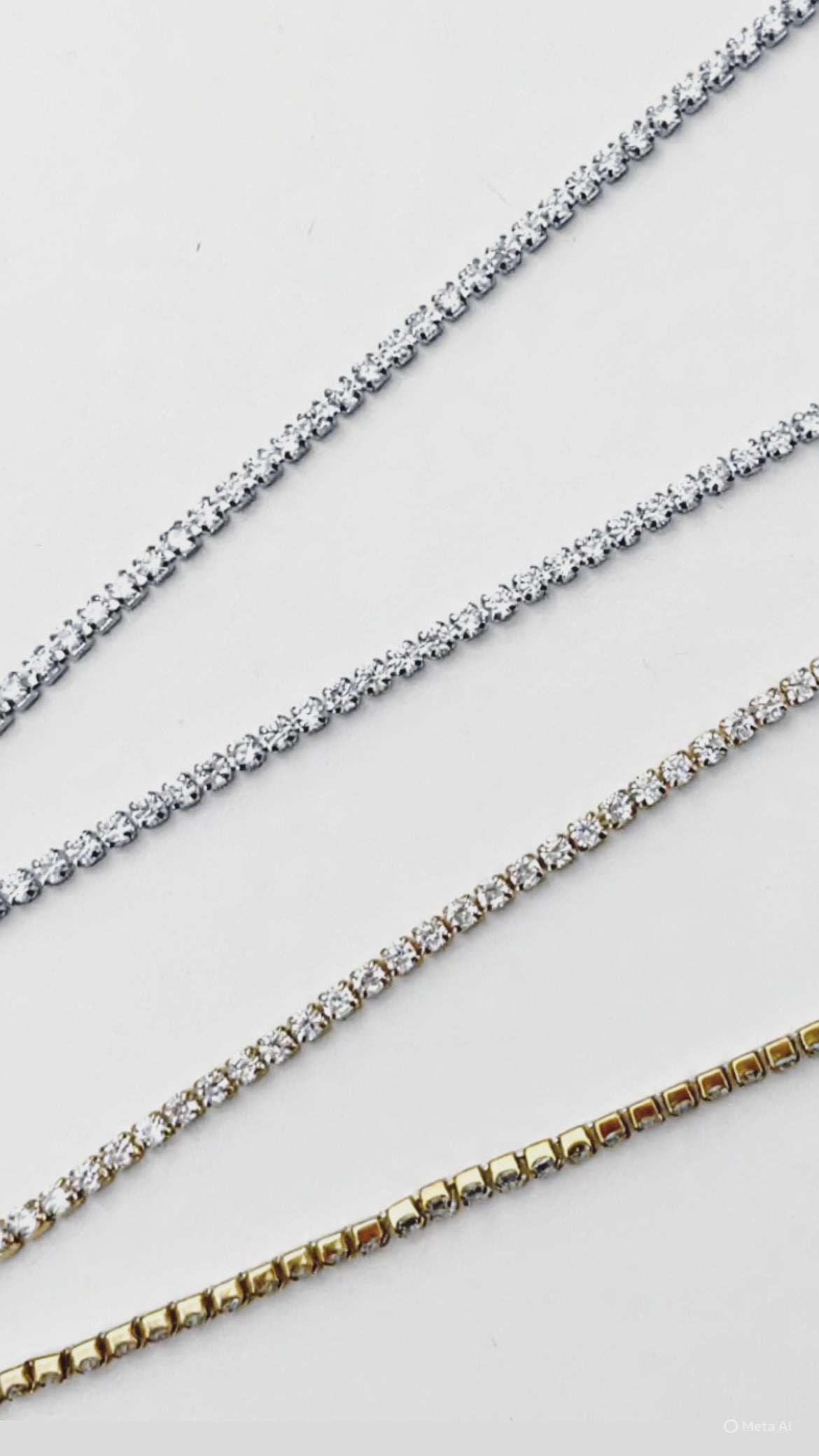 Collana Tennis regolabile